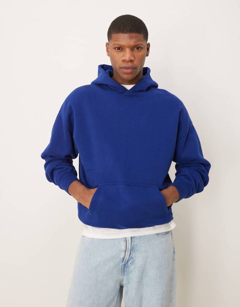 Abercrombie & Fitch - Essentials - Kapuzenpullover in verwaschenem Blau von Abercrombie & Fitch
