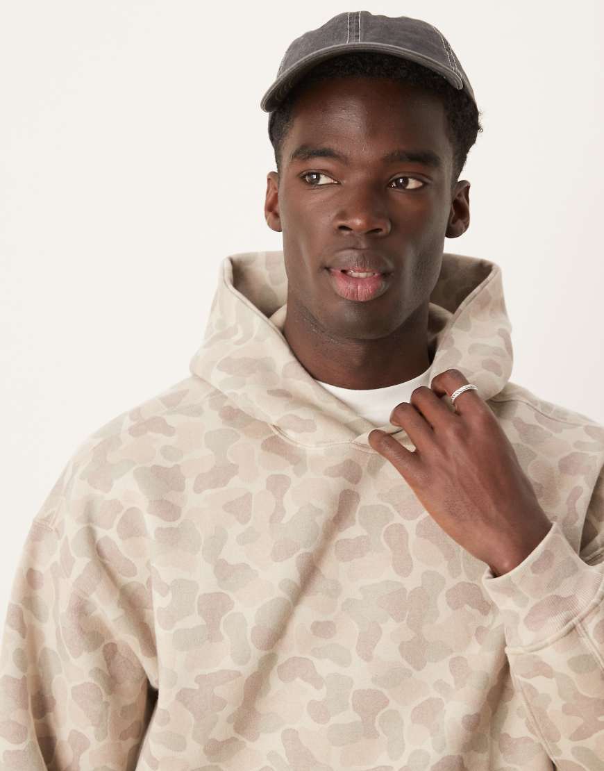 Abercrombie & Fitch - Essentials - Kapuzenpullover mit beigem Military-Muster-Neutral Abercrombie & Fitch - Essentials - Kapuzenpullover mit beigem Military-Muster-Neutral von Abercrombie & Fitch