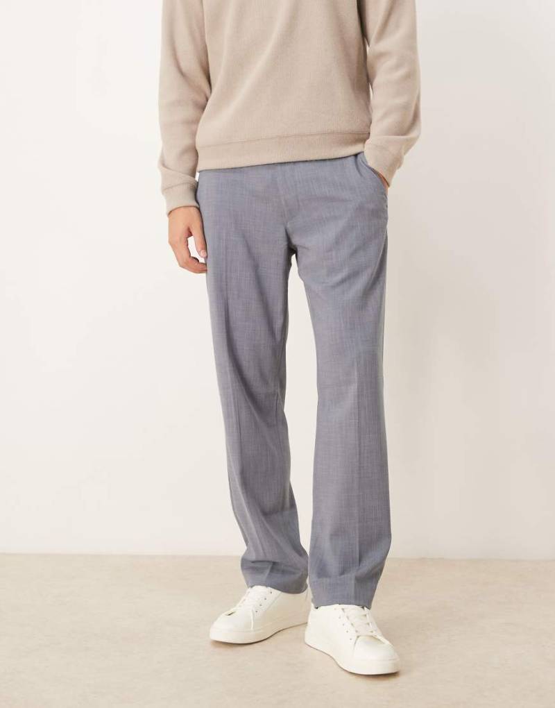 Abercrombie & Fitch - Gerade geschnittene Relaxed-Fit-Hose in Grau von Abercrombie & Fitch