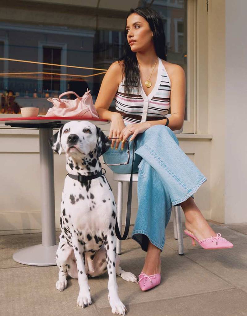 Abercrombie & Fitch - Geripptes Neckholder-Westen-Top mit mehrfarbigen Streifen-Bunt von Abercrombie & Fitch