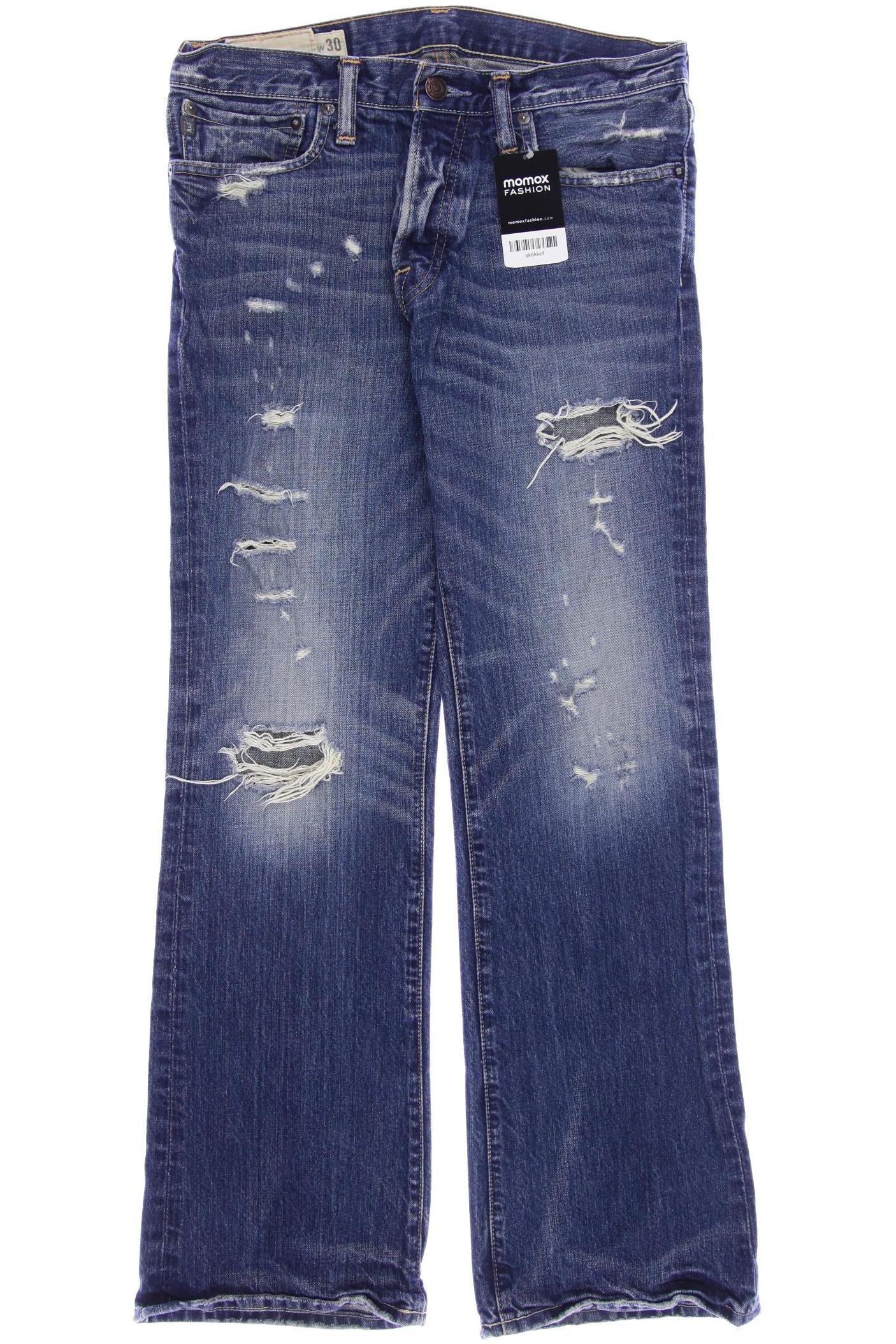 Abercrombie & Fitch Herren Jeans, blau von Abercrombie & Fitch