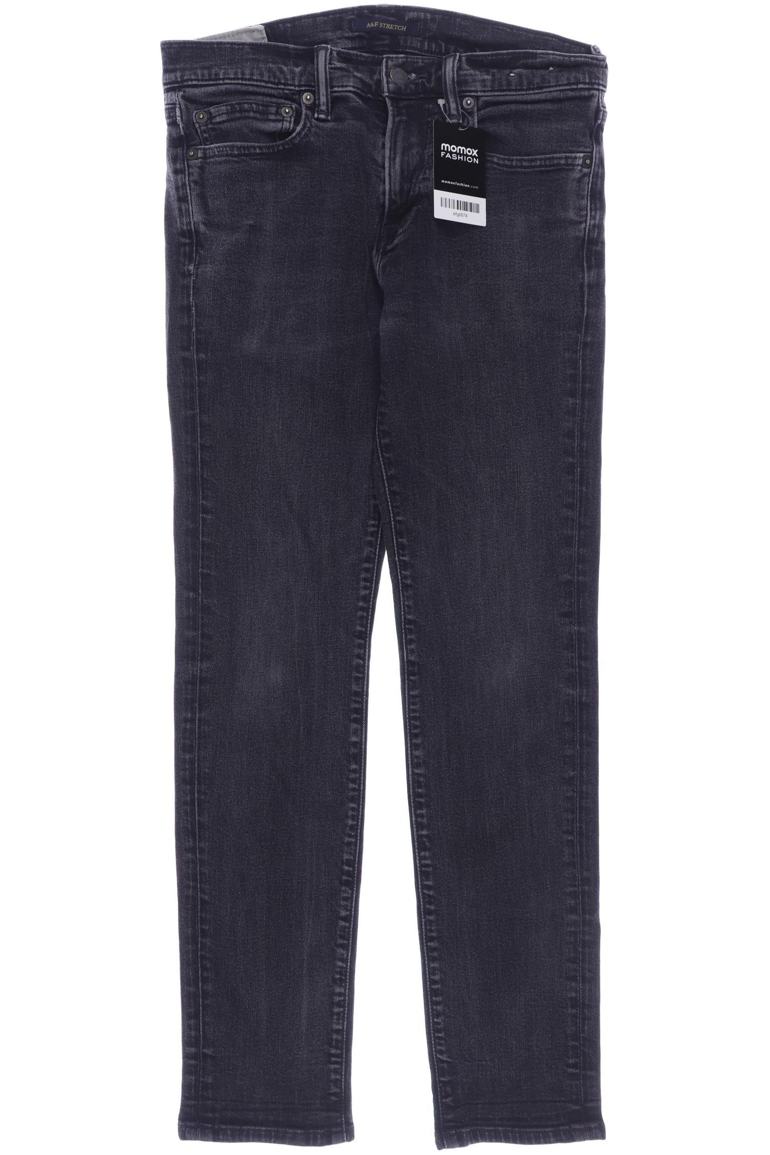 Abercrombie & Fitch Herren Jeans, grau von Abercrombie & Fitch
