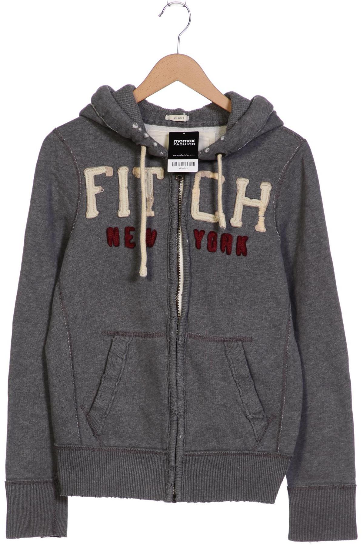 Abercrombie & Fitch Herren Kapuzenpullover, grau, Gr. 46 von Abercrombie & Fitch