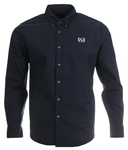 Abercrombie & Fitch Herren Langarm Oxford Hemd (as3, Alpha, l, Regular, Regular, Schwarz) von Abercrombie & Fitch