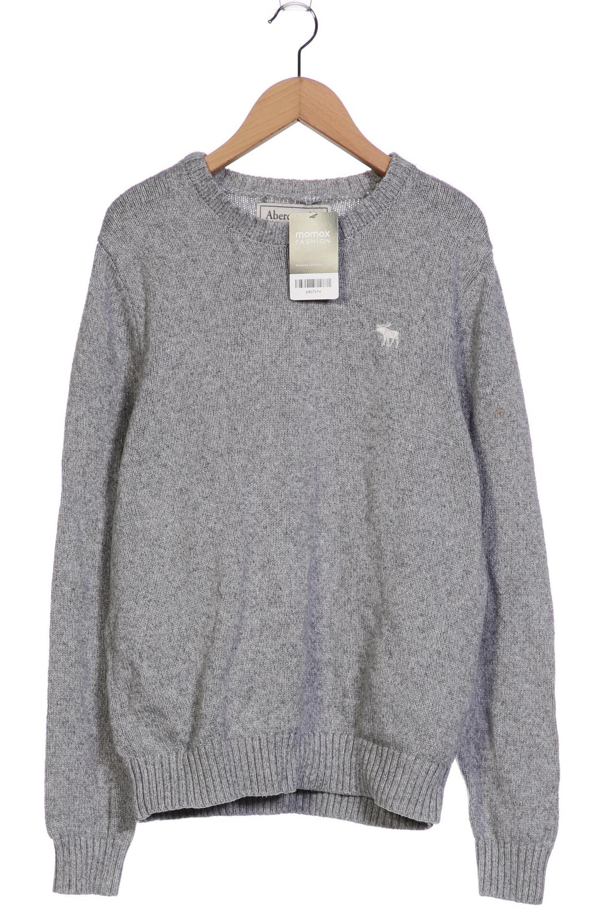 Abercrombie & Fitch Herren Pullover, grau, Gr. 48 von Abercrombie & Fitch