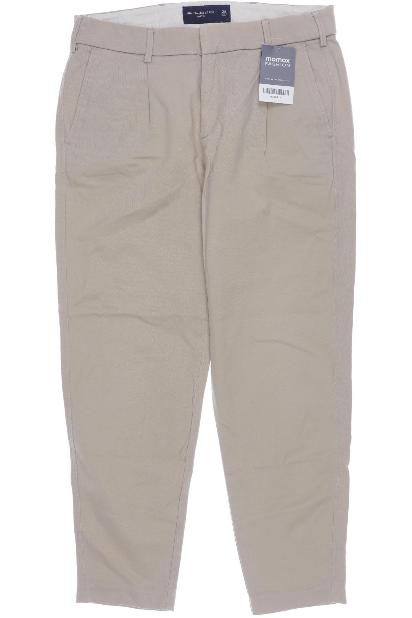 Abercrombie & Fitch Herren Stoffhose, beige von Abercrombie & Fitch