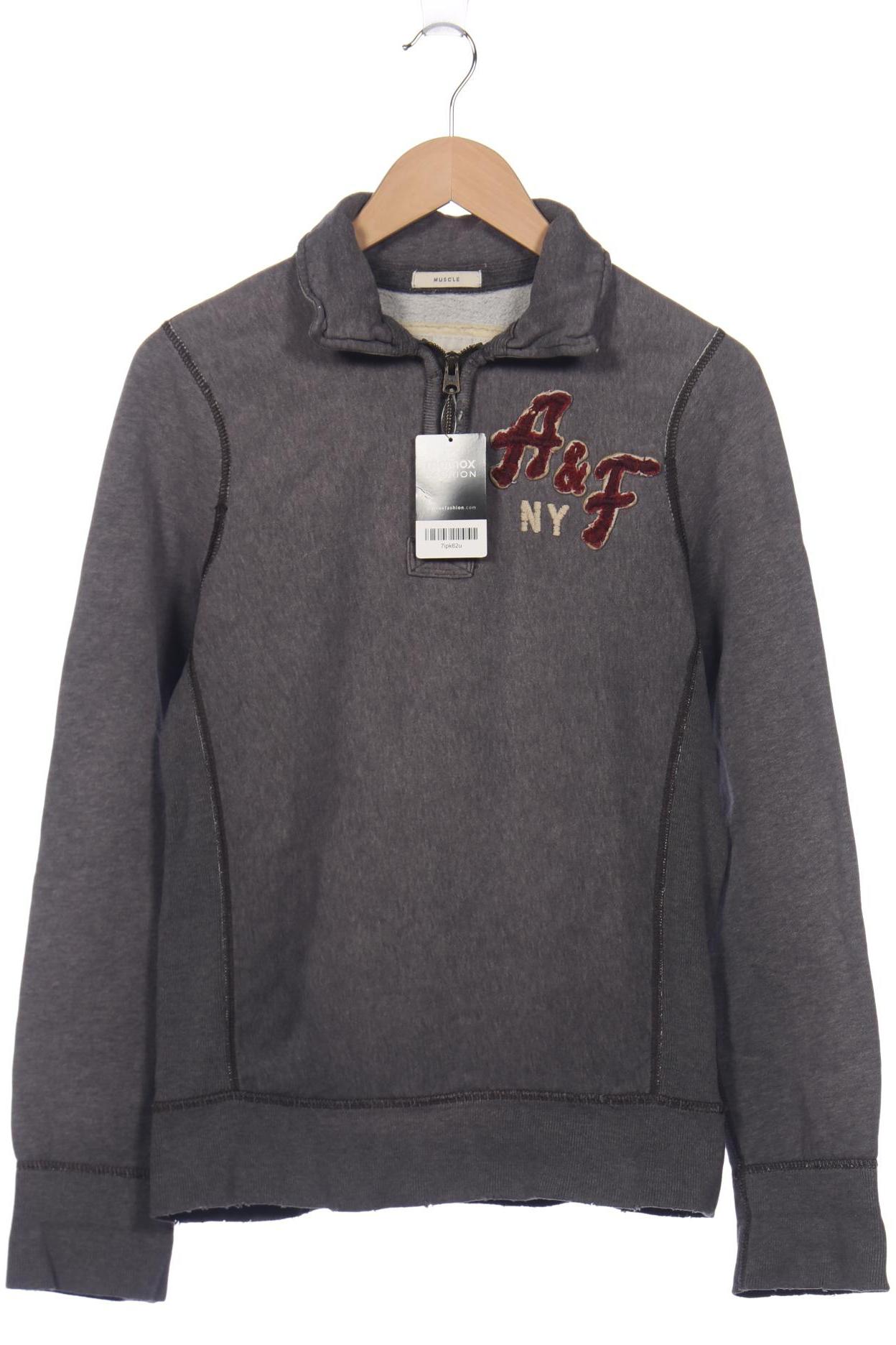 Abercrombie & Fitch Herren Sweatshirt, grau, Gr. 46 von Abercrombie & Fitch