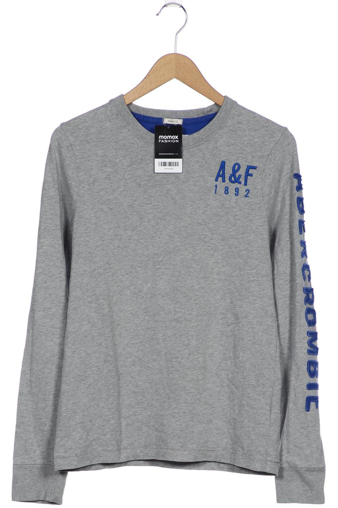 Abercrombie & Fitch Herren Sweatshirt, grau, Gr. 48 von Abercrombie & Fitch