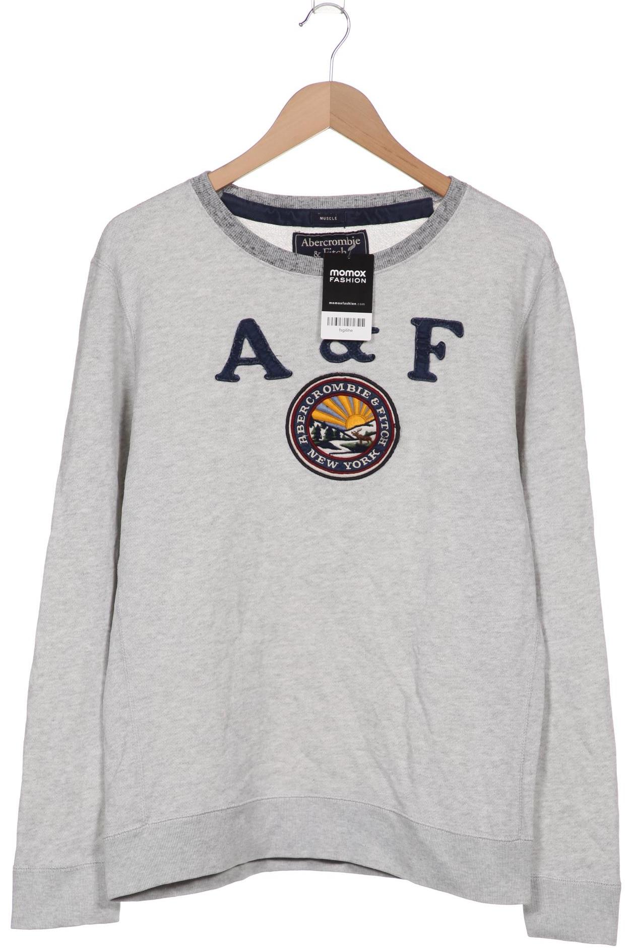 Abercrombie & Fitch Herren Sweatshirt, grau von Abercrombie & Fitch