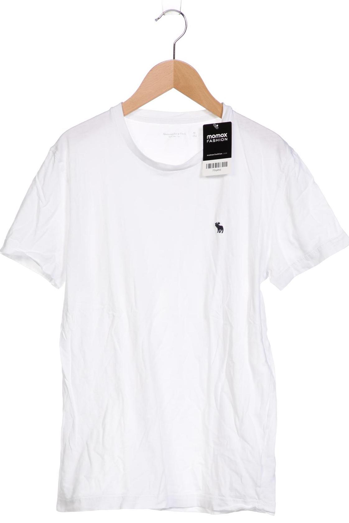 Abercrombie & Fitch Herren T-Shirt, weiß, Gr. 48 von Abercrombie & Fitch