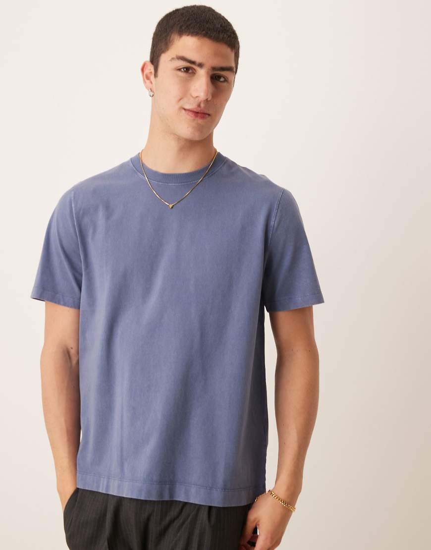 Abercrombie & Fitch - Klassisches T-Shirt in Marineblau von Abercrombie & Fitch