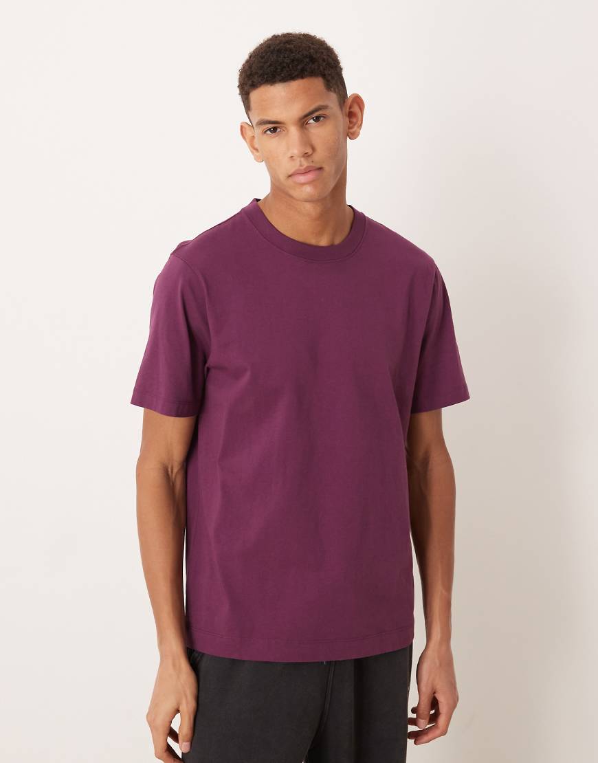 Abercrombie & Fitch - Klassisches T-Shirt in Violett-Blau von Abercrombie & Fitch