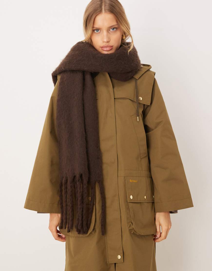 Abercrombie & Fitch - Kuscheliger Schal in Braun-Brown von Abercrombie & Fitch