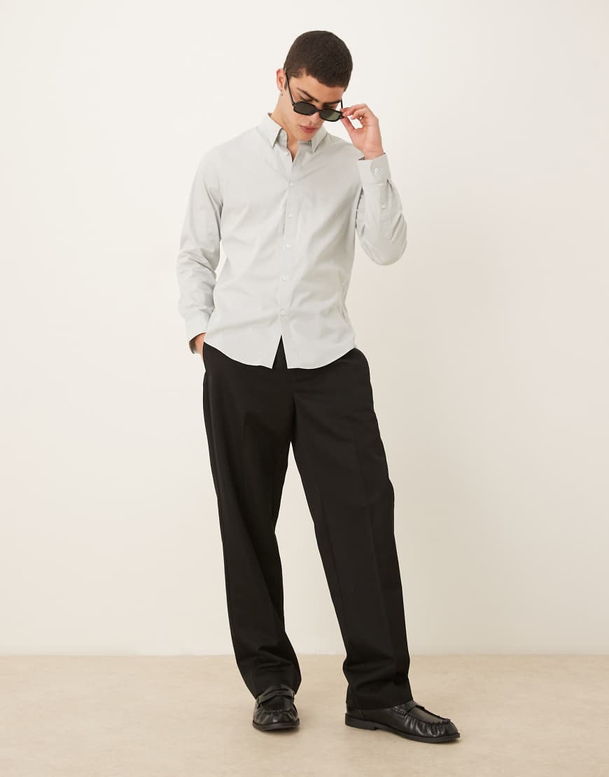 Abercrombie & Fitch - Langärmliges Hemd in Hellgrün von Abercrombie & Fitch