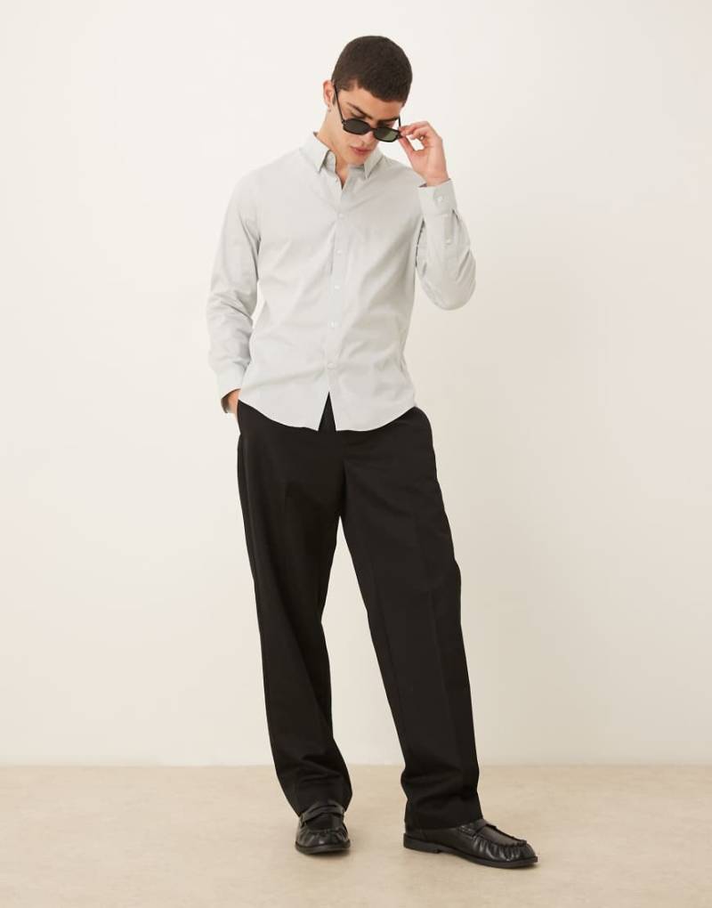 Abercrombie & Fitch - Langärmliges Hemd in Hellgrün von Abercrombie & Fitch