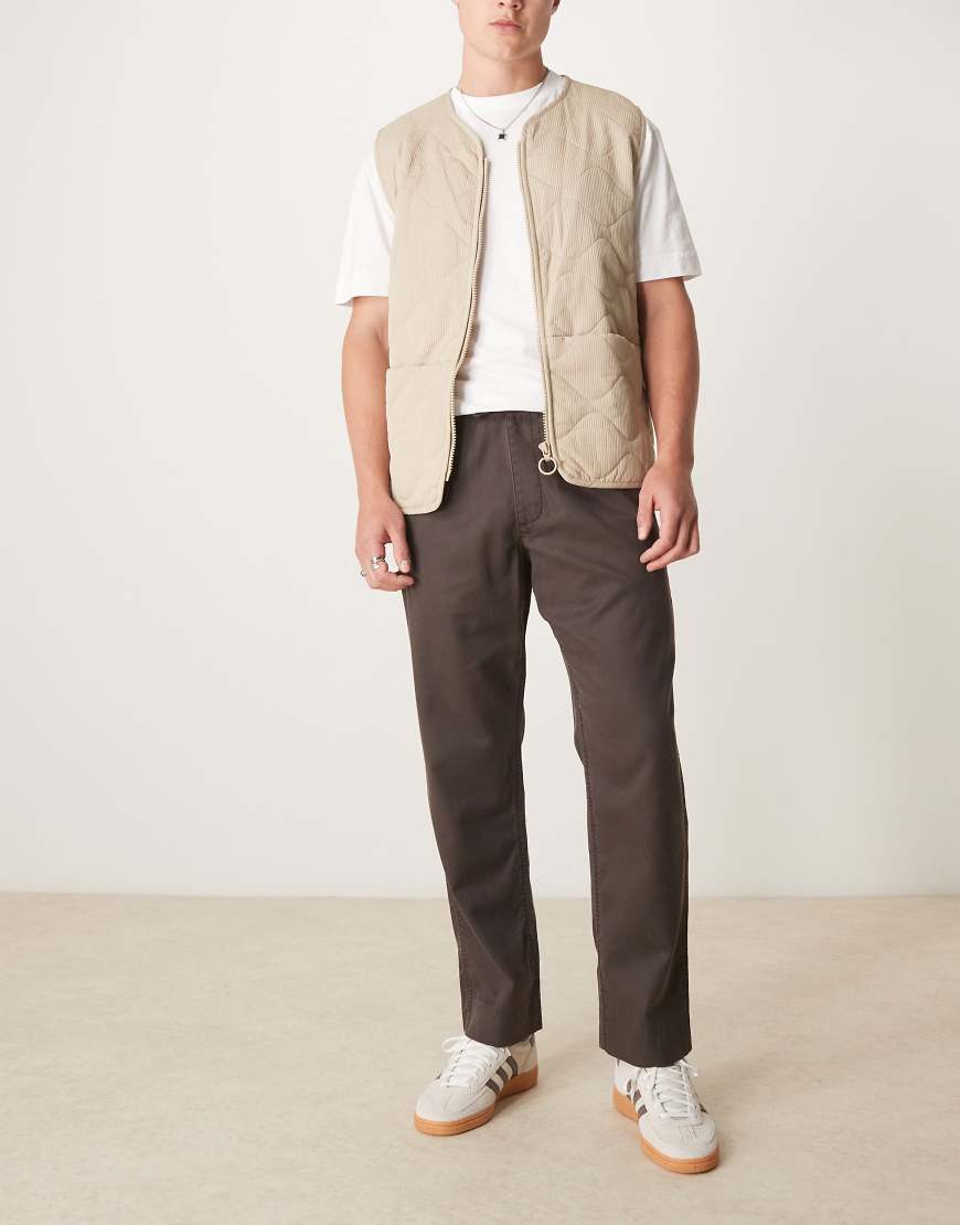 Abercrombie & Fitch - Lockere Schlupfhose in Braun-Schwarz von Abercrombie & Fitch