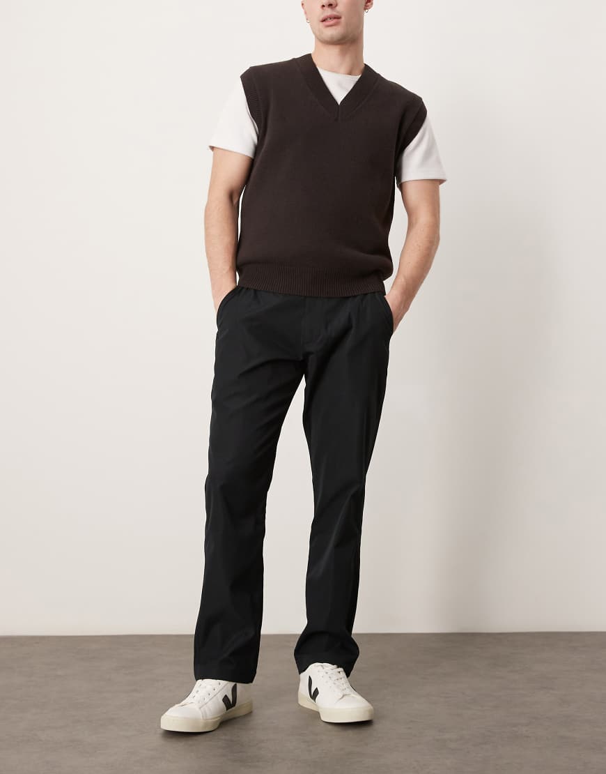 Abercrombie & Fitch - Sporthose in Schwarz mit geradem Bein von Abercrombie & Fitch
