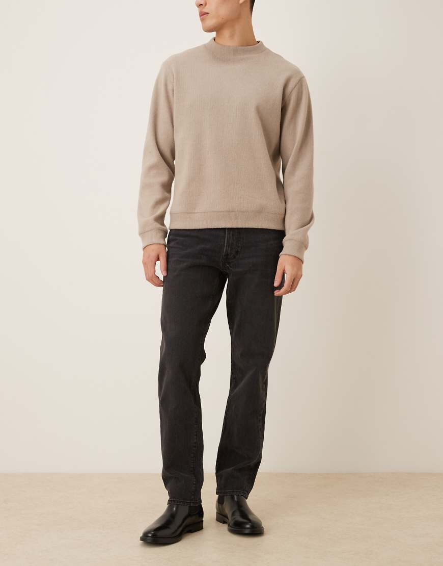 Abercrombie & Fitch - Vintage Stretch - Gerade Jeans in Schwarz von Abercrombie & Fitch