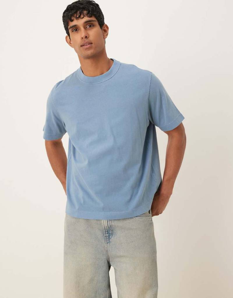 Abercrombie & Fitch - Vintage-T-Shirt in verwaschenem Blau von Abercrombie & Fitch