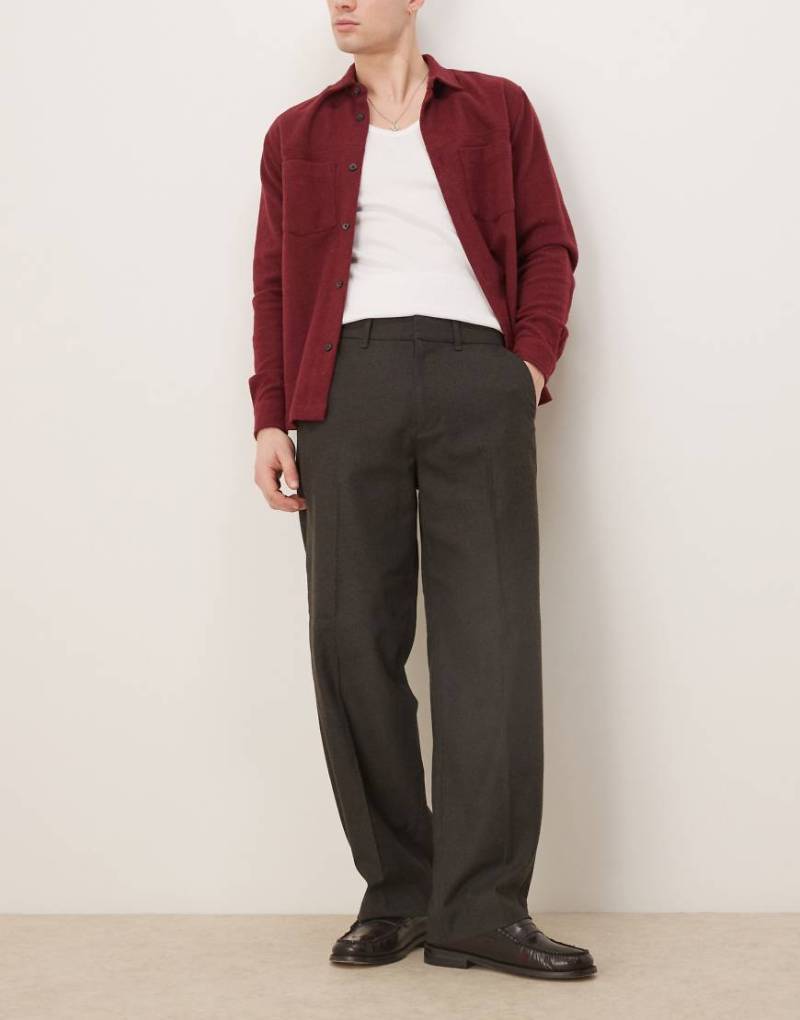 Abercrombie & Fitch - Weite Hose in Schwarz von Abercrombie & Fitch