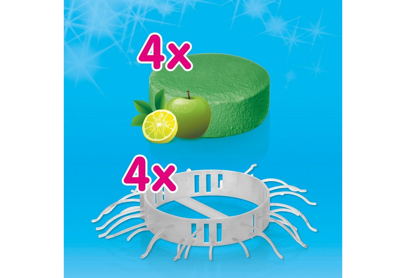 Abfluss-Fee Duft-Set, 8-tlg., Duftstein Dusche Apfel-Zitrone Abfluss-Fee Duft-Set, 8-tlg., Duftstein Dusche Apfel-Zitrone von Abfluss-Fee