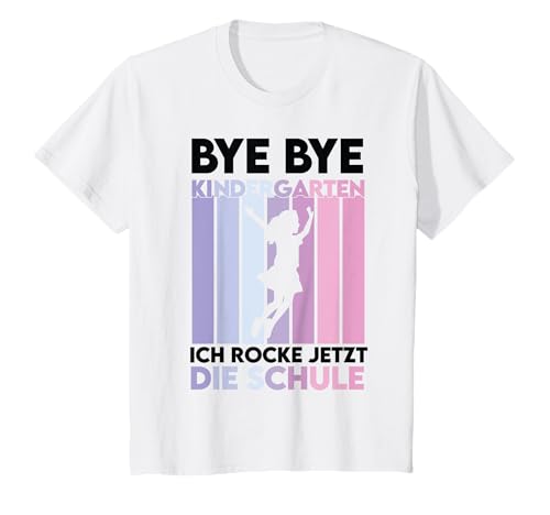 Kinder Kinder Bye Bye Kindergarten Geschafft 2024 Kita Abschluss T-Shirt Kinder Kinder Bye Bye Kindergarten Geschafft 2024 Kita Abschluss T-Shirt von Abgänger Kindergarten Abgänger Mädchen