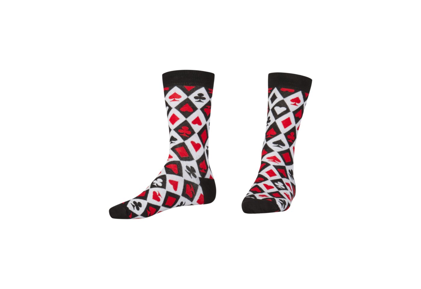 AbgeStrumpft Freizeitsocken Abgestrumpft Socken Kartenspiel (1 Paar, 1-Paar, 1 Paar) nahtloser Zehenanschluss von AbgeStrumpft