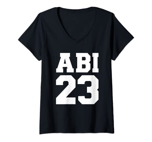 Damen Abi 23 für Abitur 2023 T-Shirt mit V-Ausschnitt Damen Abi 23 für Abitur 2023 T-Shirt mit V-Ausschnitt von Abi 2023 Shop
