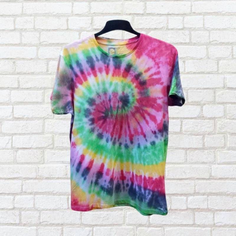 Rasta Tie Dye T-Shirt | Reggae-Vibes Bio-Baumwolle von AbiDashery