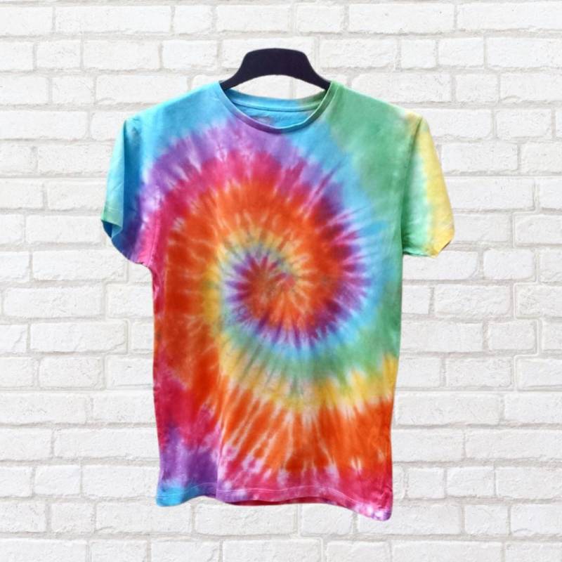 Regenbogen Tie Dye Shirt | Lgbtq+ Mode Unisex Festival Kleidung von AbiDashery