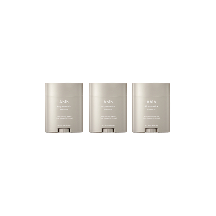 Abib Airy Sunstick Smoothing Bar SPF50+ PA++++ - 23g (3ea) Set von Abib