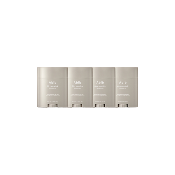 Abib Airy Sunstick Smoothing Bar SPF50+ PA++++ - 23g (4ea) Set von Abib
