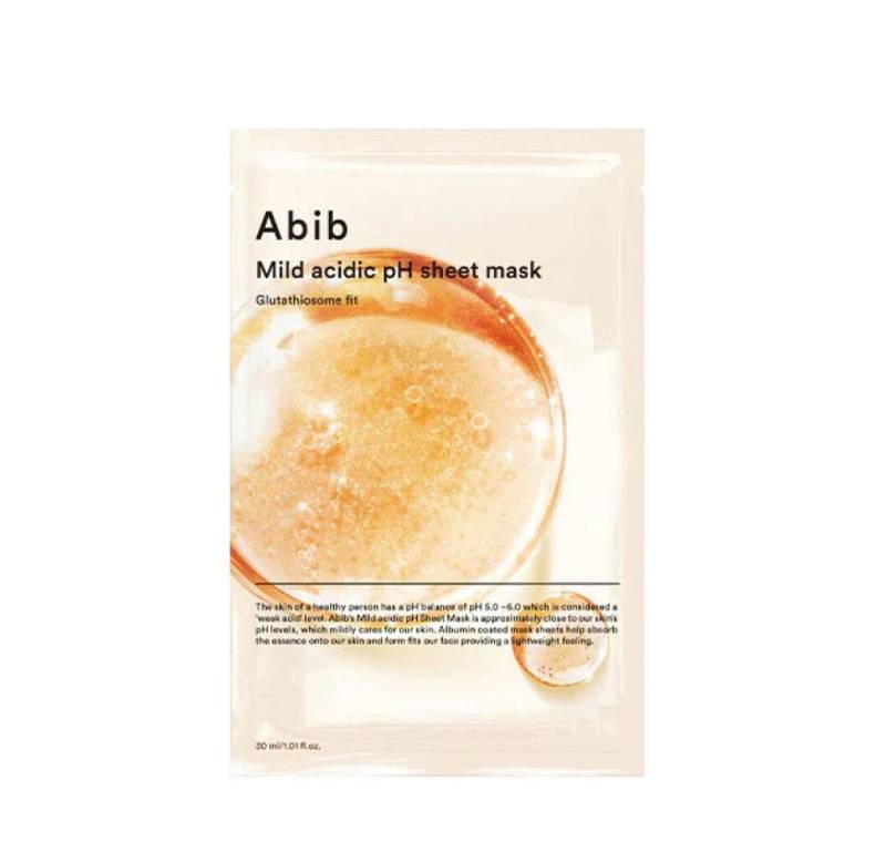 Abib Gesichtsmaske Aufhellende Tuchmaske Glutathiosome Fit (Mild Acid pH Sheet Mask) 30ml von Abib