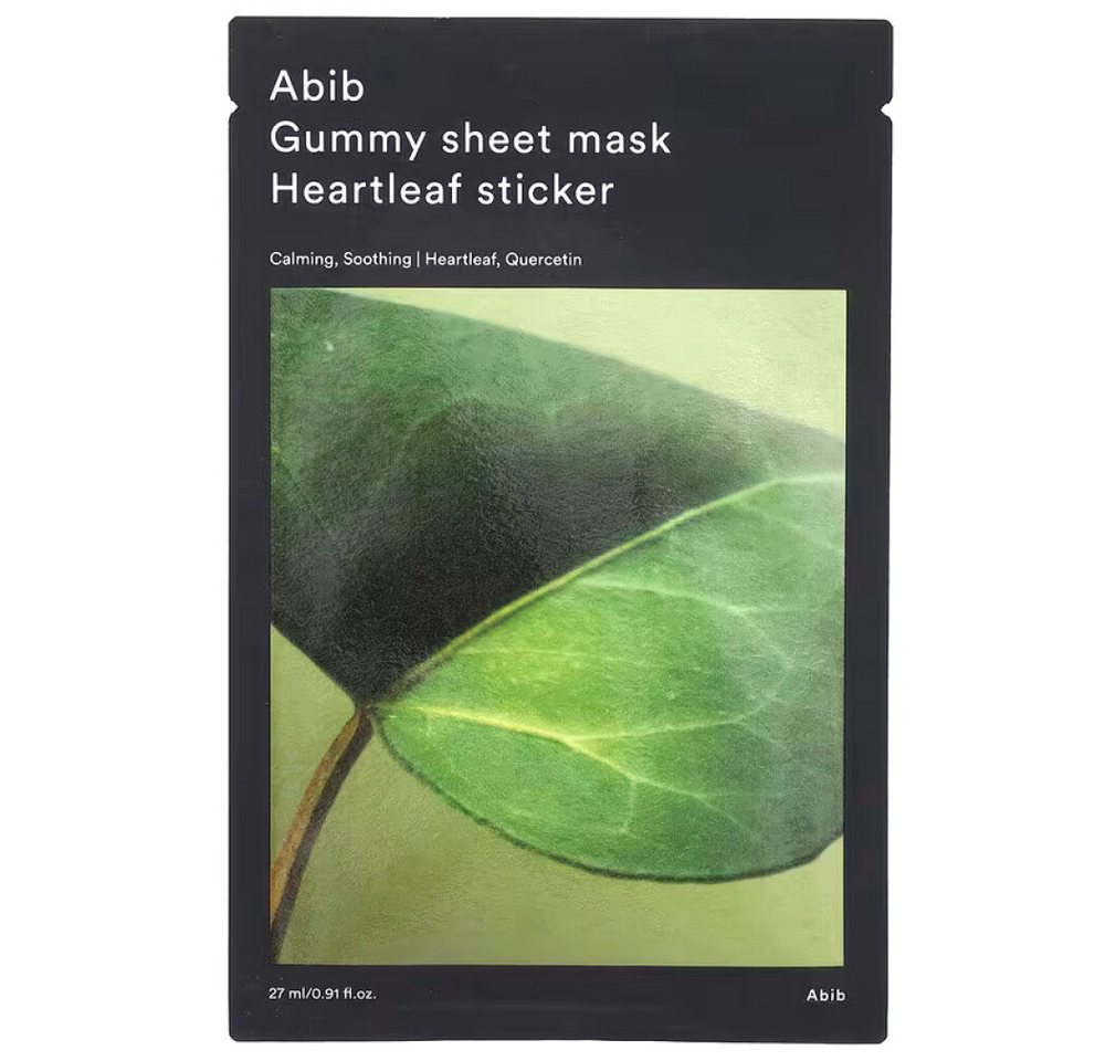 Abib Gesichtsmaske Gummy Sheet Mask Heartleaf Sticker 27 ml von Abib