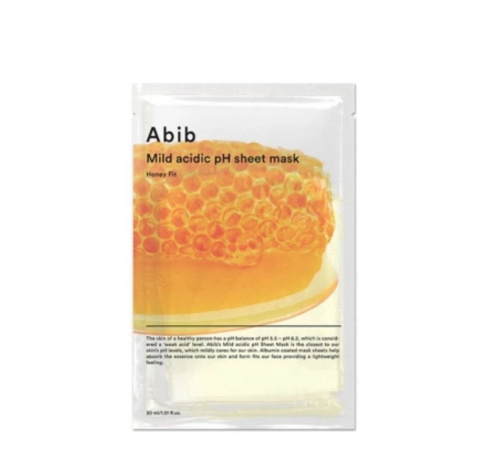 Abib Gesichtsmaske Honey Fit Tuchmaske (milder saurer pH-Wert) 30 ml von Abib
