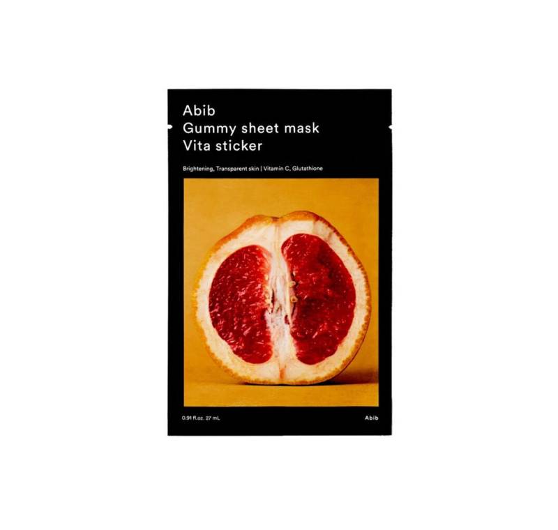 Abib Gesichtsmaske Vita Sticker Aufhellende Tuchmaske (Gummy Sheet Mask) 27 ml von Abib