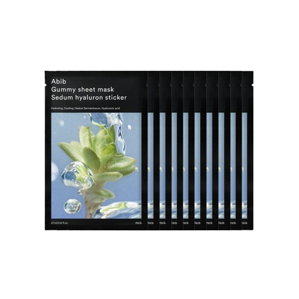Abib - Gummy Sheet Mask - Sedum Hyaluron Sticker - 10stücke von Abib