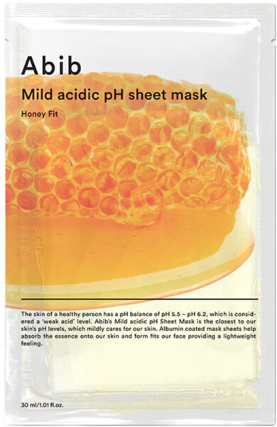 Abib Mild Acidic pH Sheet Mask Honey Fit 1 Stk. von Abib
