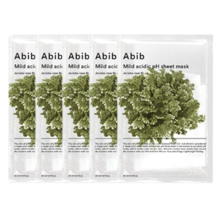 Abib - Mild Acidic pH Sheet Mask - Jericho Rose Fit (5ea) Set von Abib