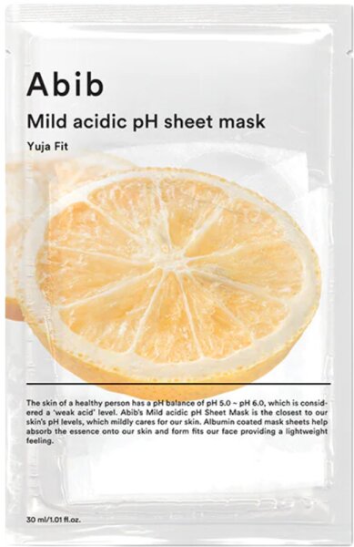 Abib Mild Acidic pH Sheet Mask Yuja Fit 1 Stk. von Abib
