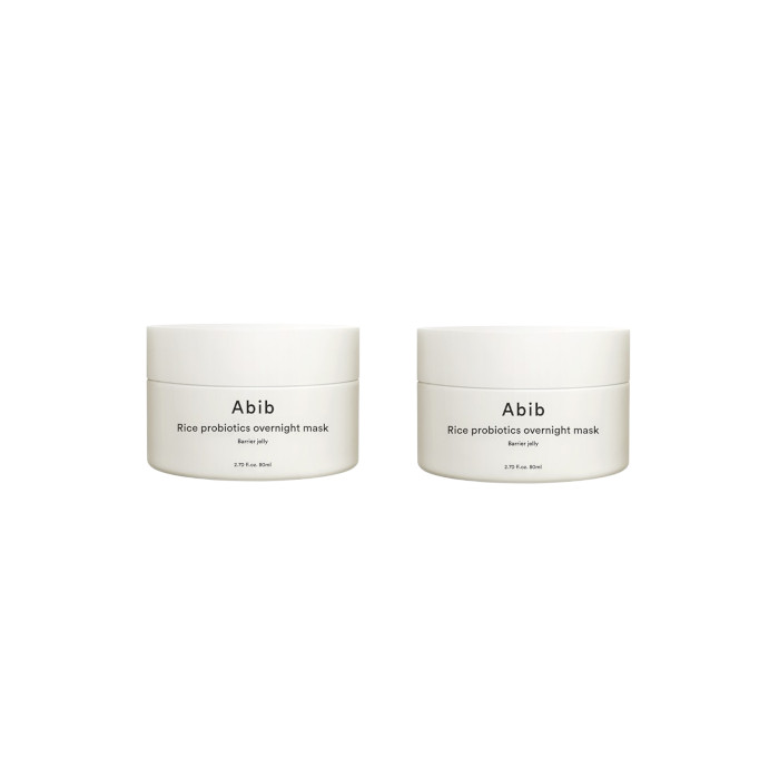 Abib - Rice Probiotics Overnight Mask Barrier Jelly - 80ml (2ea) Set von Abib