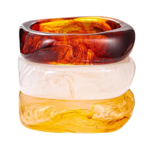 Acryl-Armreif, Armbänder für Frauen, unregelmäßiger Punk, Acrylharz, geometrische Manschette, breites Armband, modisch, dickes Acetat, Statement-Armreif, Schmuck-Set, inner diameter 2.44 in, Harz Acryl-Armreif, Armbänder für Frauen, unregelmäßiger Punk, Acrylharz, geometrische Manschette, breites Armband, modisch, dickes Acetat, Statement-Armreif, Schmuck-Set, inner diameter 2.44 in, Harz von Abiotp