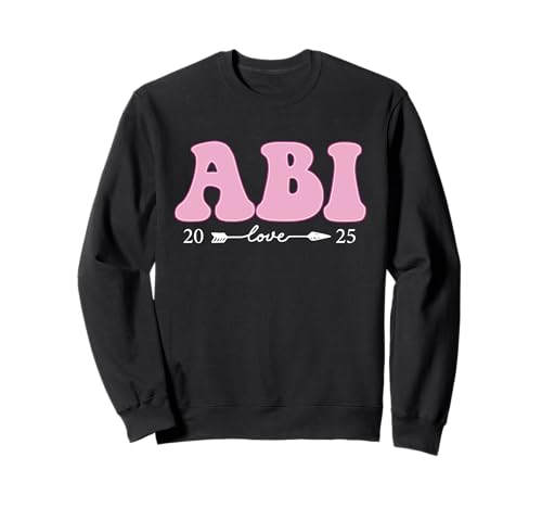 Abitur 2025 Junge Mädchen Abi 2025 Pink Design Sweatshirt von Abitur 2025 Geschenke Junge Mädchen Abi 2025