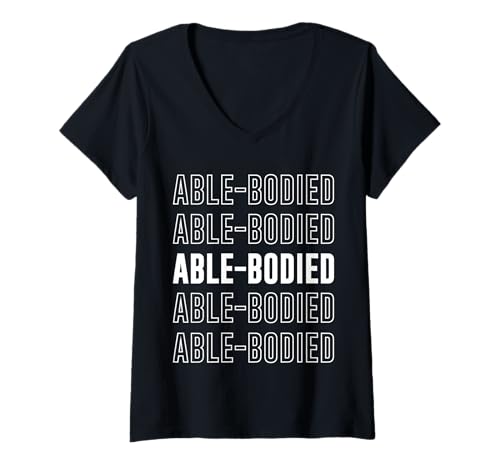 Damen Arbeitsfähig T-Shirt mit V-Ausschnitt Damen Arbeitsfähig T-Shirt mit V-Ausschnitt von Able-bodied Apparel