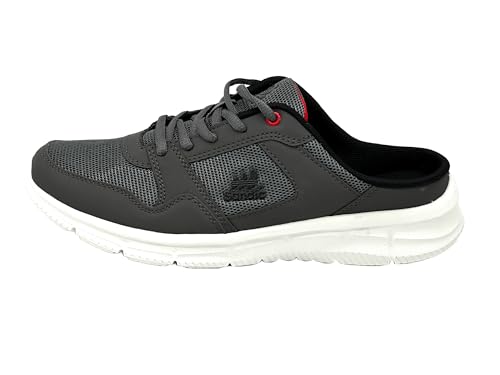 Ablovo® Damen Herren Pantoletten Sandalette Slipper Sabots Sneaker Freizeit (Dunkelgrau, EU Schuhgrößensystem, Erwachsene, Damen, Numerisch, M, 40) von Ablovo