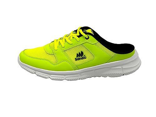 Ablovo® Damen Herren Pantoletten Sandalette Slipper Sabots Sneaker Freizeit (Grün-Schwarz, EU Schuhgrößensystem, Erwachsene, Herren, Numerisch, M, 37) von Ablovo