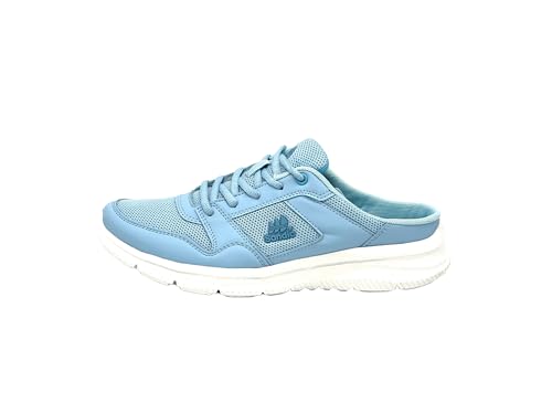 Ablovo® Damen Herren Pantoletten Sandalette Slipper Sabots Sneaker Freizeit (Himmelblau, EU Schuhgrößensystem, Erwachsene, Damen, Numerisch, M, 41) von Ablovo