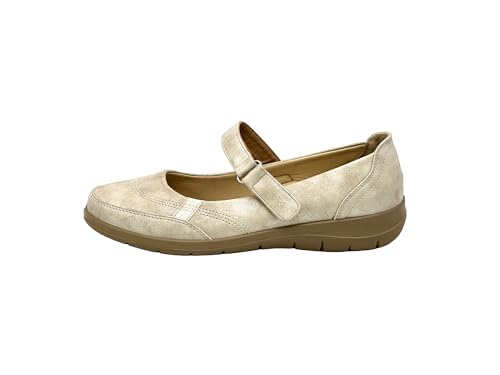 Ablovo® Damen Slipper Loafer Bequeme Mokassins Slip on Frauen Halbschuhe (Beige, EU Schuhgrößensystem, Erwachsene, Damen, Numerisch, M, 36) von Ablovo