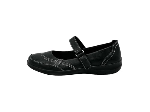 Ablovo® Damen Slipper Loafer Bequeme Mokassins Slip on Frauen Halbschuhe (Schwarz, EU Schuhgrößensystem, Erwachsene, Damen, Numerisch, M, 37) von Ablovo