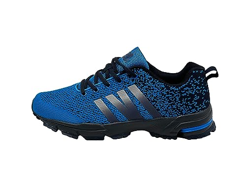 Ablovo® Herren Damen Sportschuhe Turnschuhe Laufschuhe Sneaker Hallenschuhe (Königsblau-Navy, EU Schuhgrößensystem, Erwachsene, Herren, Numerisch, M, 42) von Ablovo